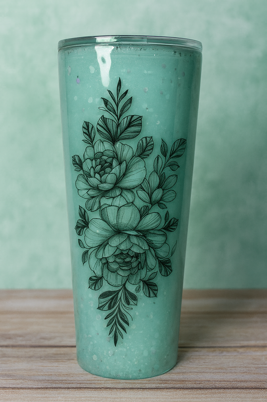 🙏✨Vaso Acrílico 24 oz No Estas Sola " Snow Globe"