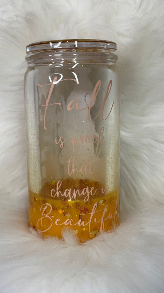 Fall Snow Globe Acrílico Duende