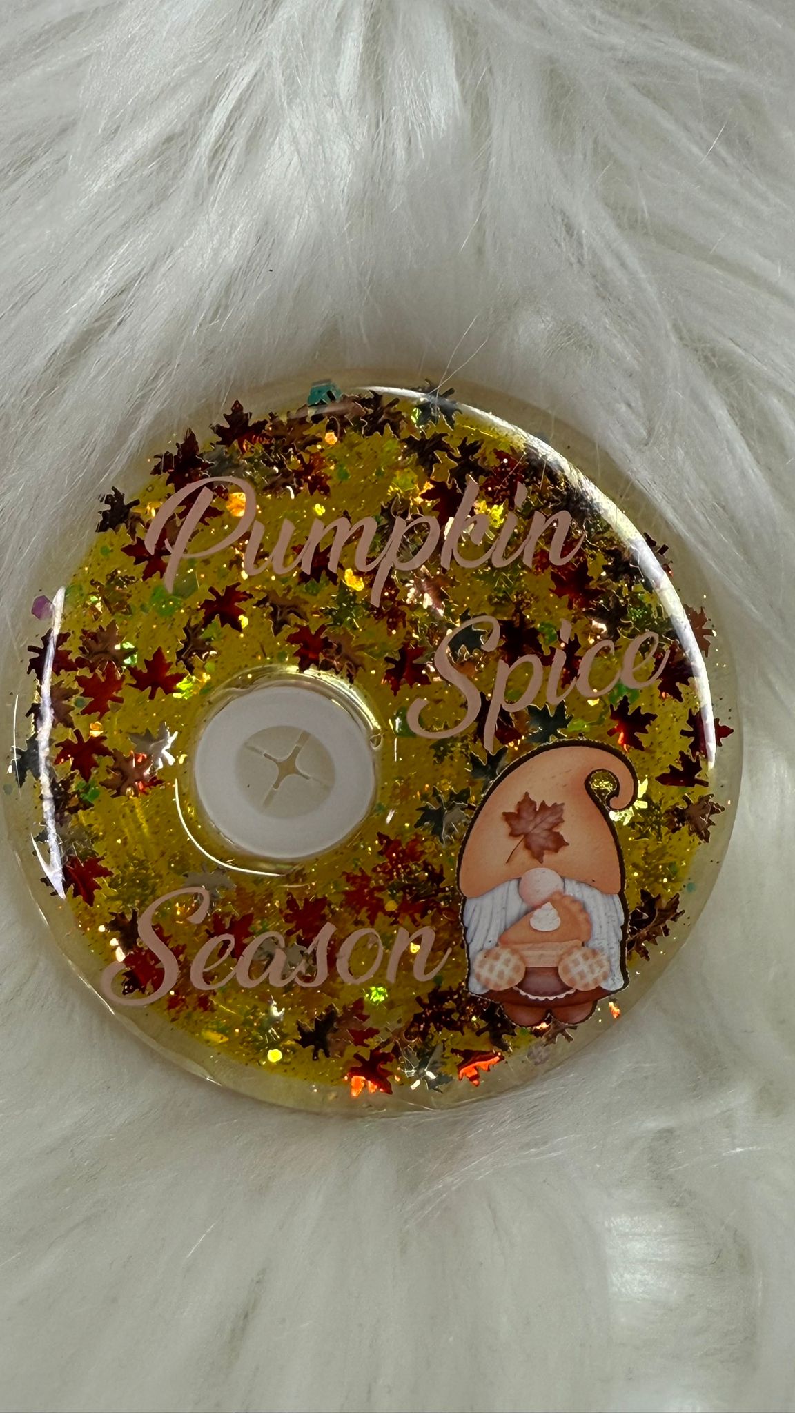 Fall Snow Globe Acrílico Duende