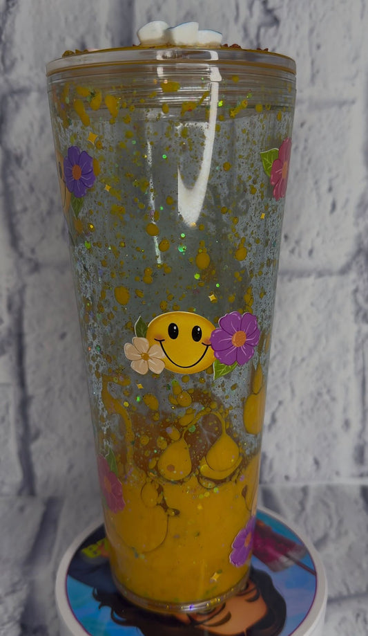 “Sé Feliz, Amargados hay muchos” 24 oz Acrílico