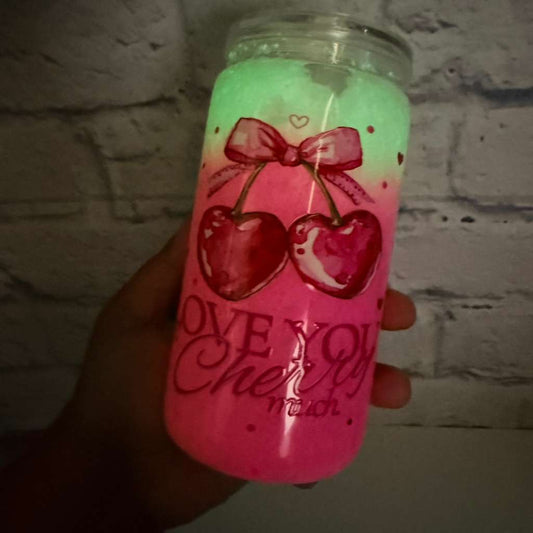 Cherry Bow - Slushy Glow in the Dark