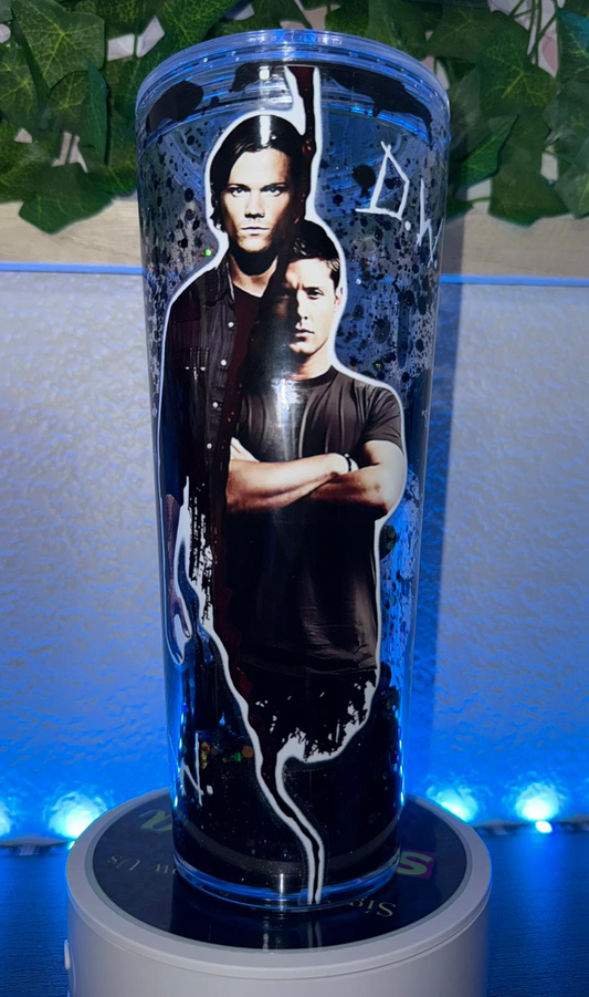 🖤 Vaso Acrílico 24oz – Supernatural