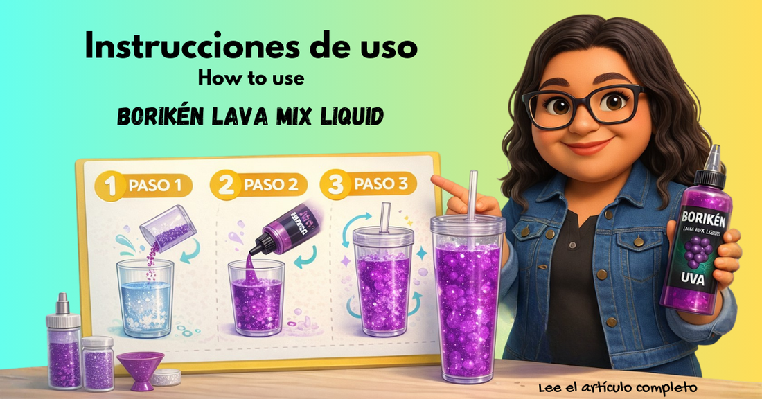Instrucciones de Uso Borikén Lava Mix Liquid