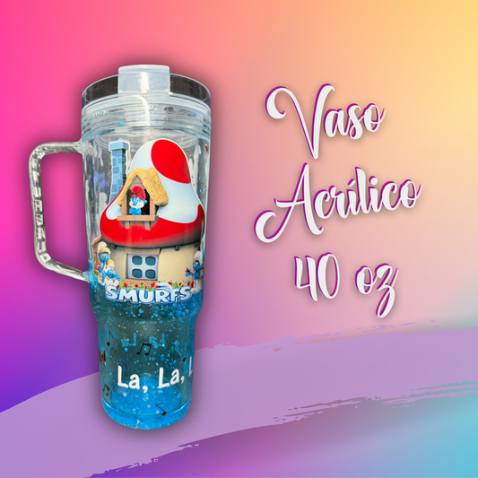 Vaso Acrílico Snow Globe 40 oz
