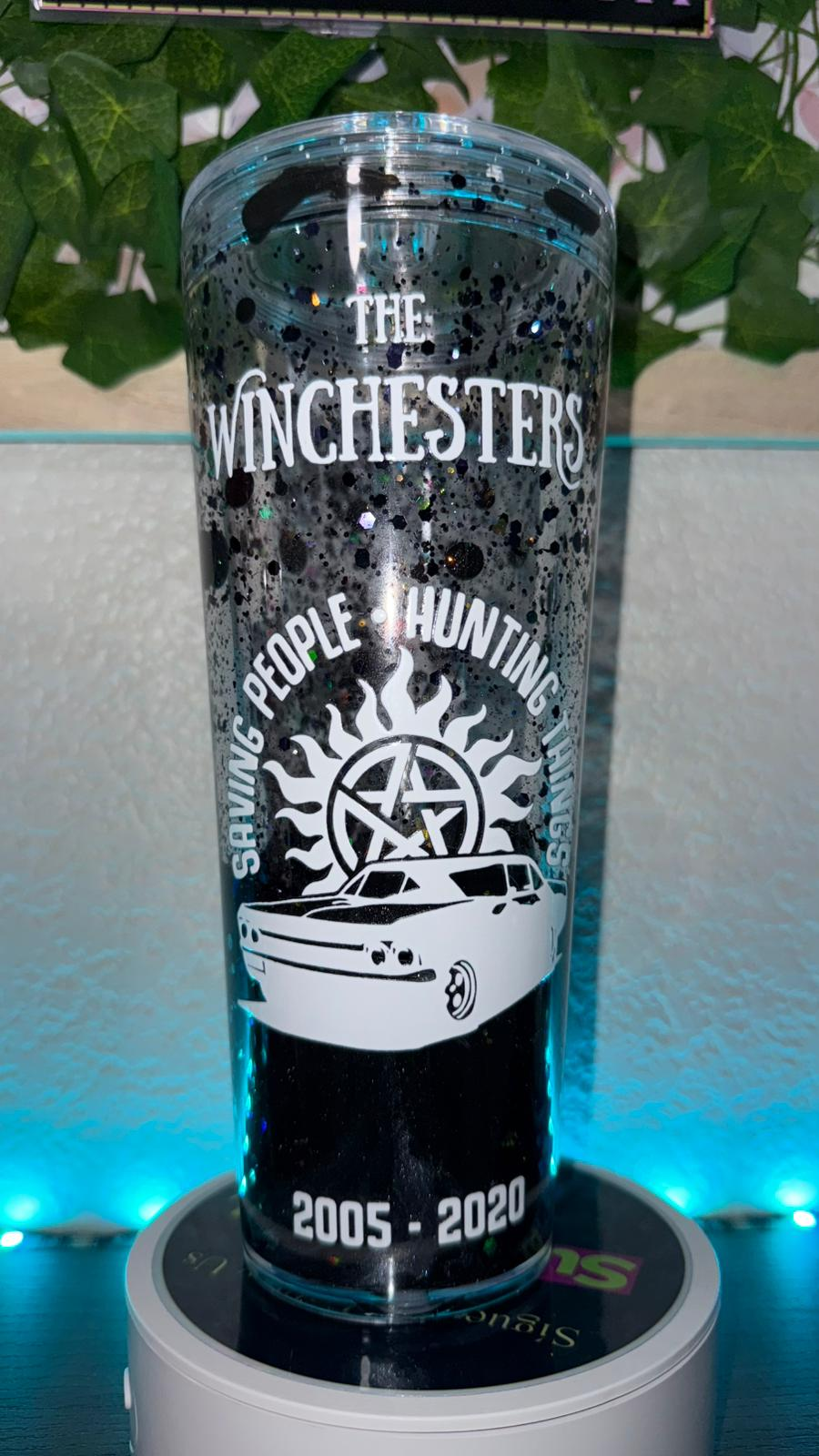 🖤 Vaso Acrílico 24oz – Supernatural