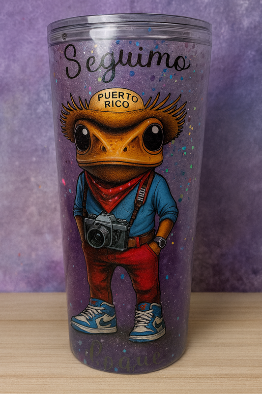 🐸✨ Snow Globe Acrílico de 24 oz "Sapo Concho"