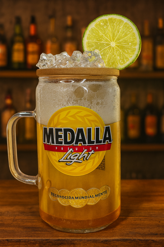 ✨🍺 Glass Can 16 oz "Cervecero"
