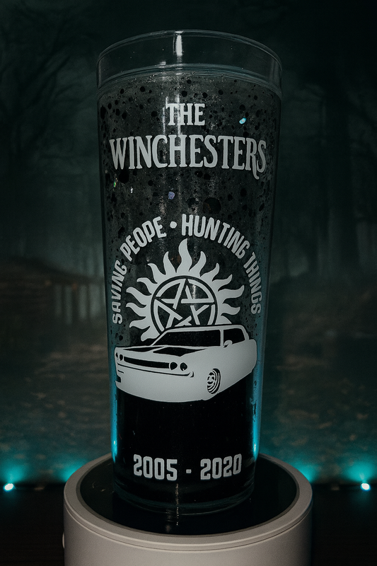 🖤 Vaso Acrílico 24oz – Supernatural