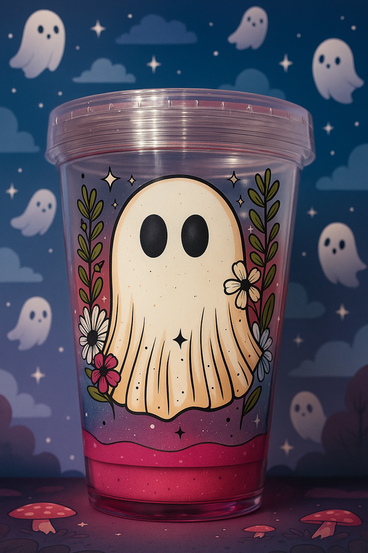 👻 Vaso Acrílico 12oz – Fantasmita Cute