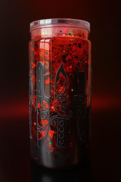 🔪 Vaso de 20 oz “Eclipse” | Horror Edition – Borikén Lava Mix