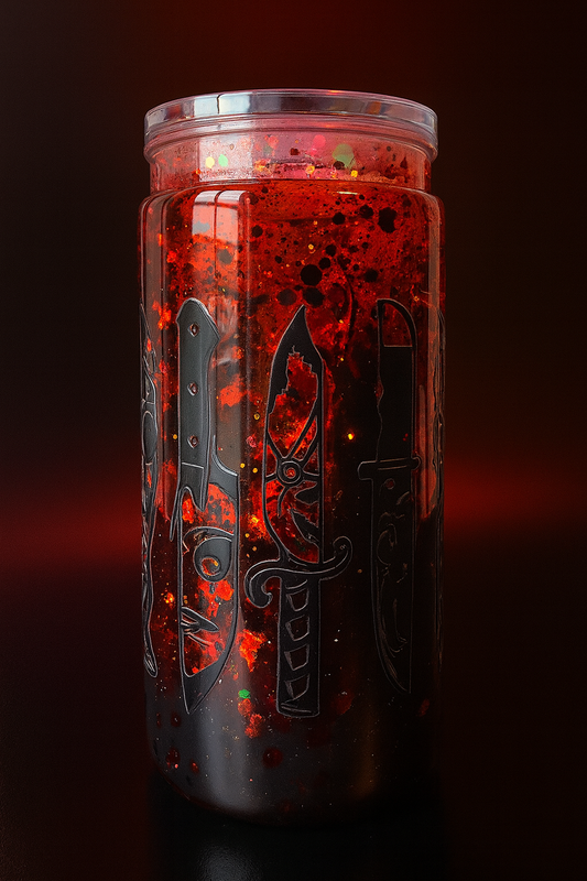 🔪 Vaso de 20 oz “Eclipse” | Horror Edition – Borikén Lava Mix