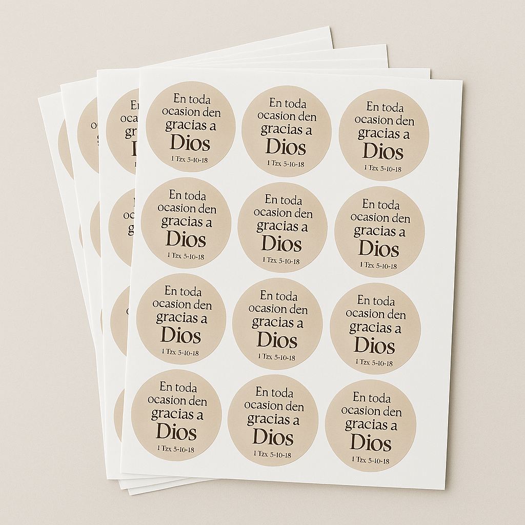 🏷️ Calcomanías personalizadas