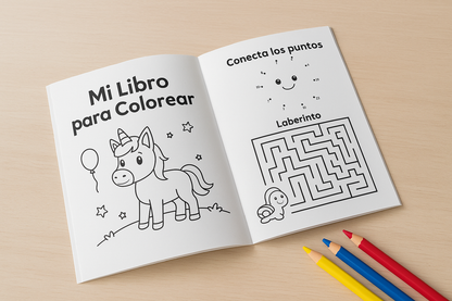 Libro para Colorear Infantil — Mi Libro para Colorear (Pack de 12)