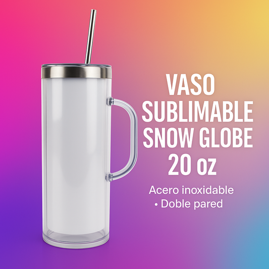 Stainless Steel Snow Globe 20 oz