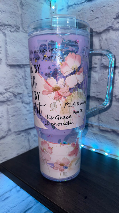 💜 Vaso Inspiracional “Faith” – 40 oz