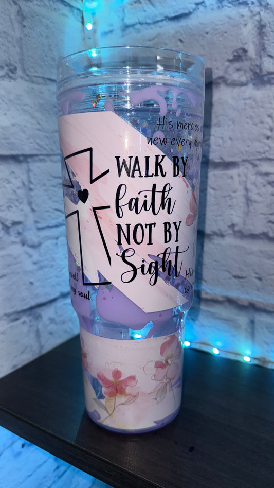 💜 Vaso Inspiracional “Faith” – 40 oz