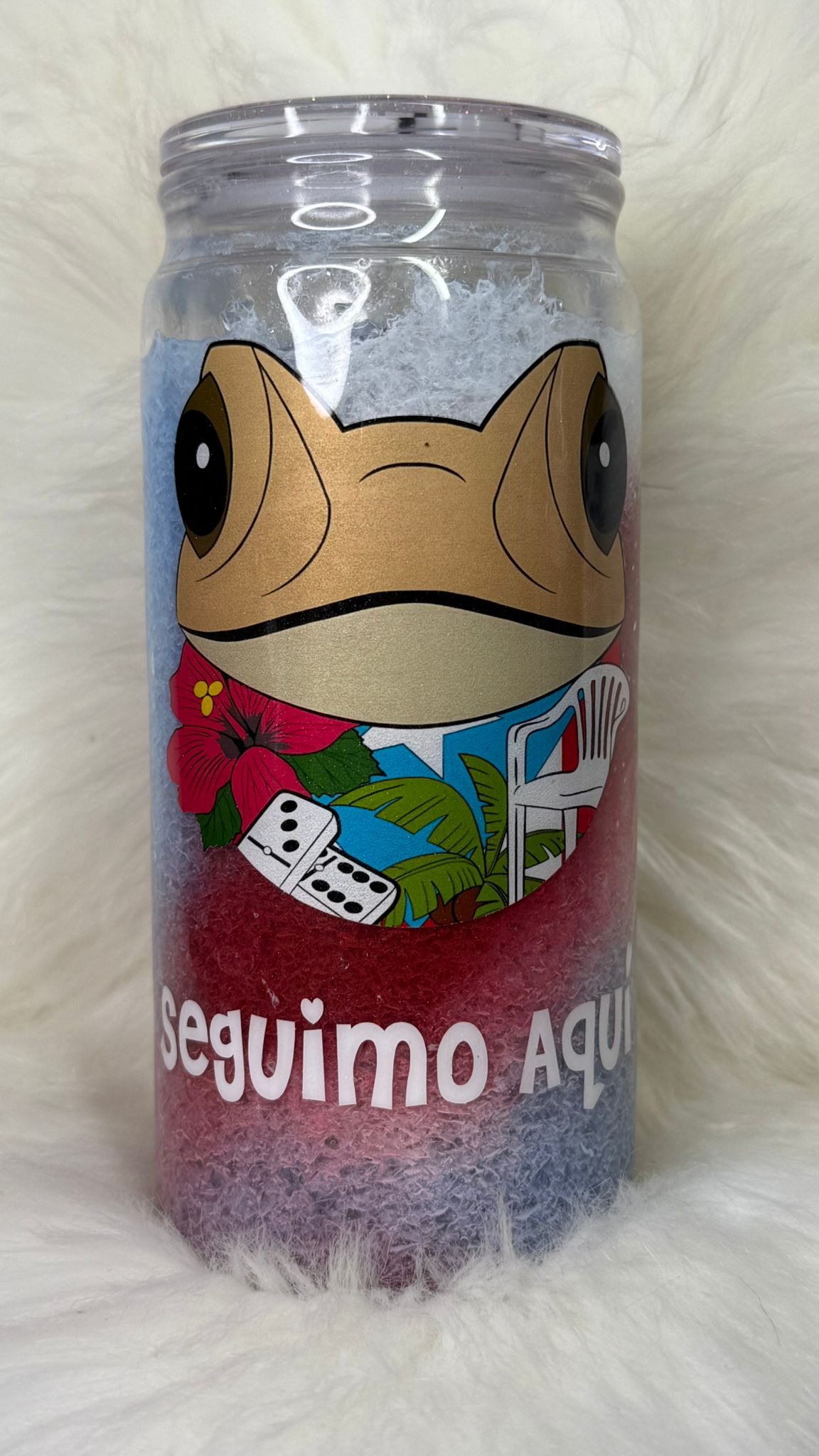 🐸 Snow Globe 20 oz Acrílico y Resina