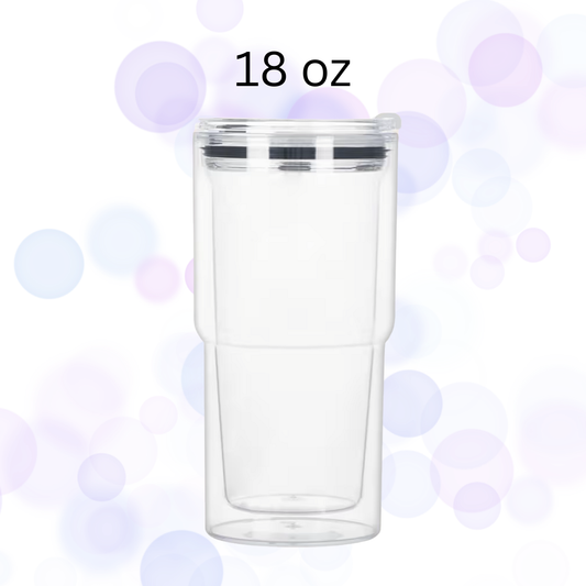 Snowglobe Tumbler 18 oz