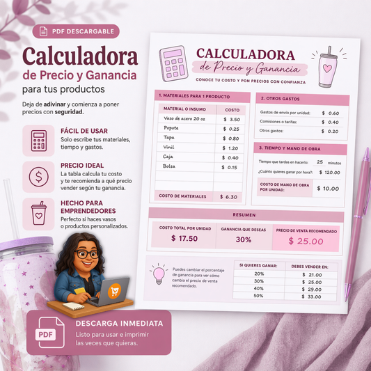 Calculadora de Precios y Ganancia