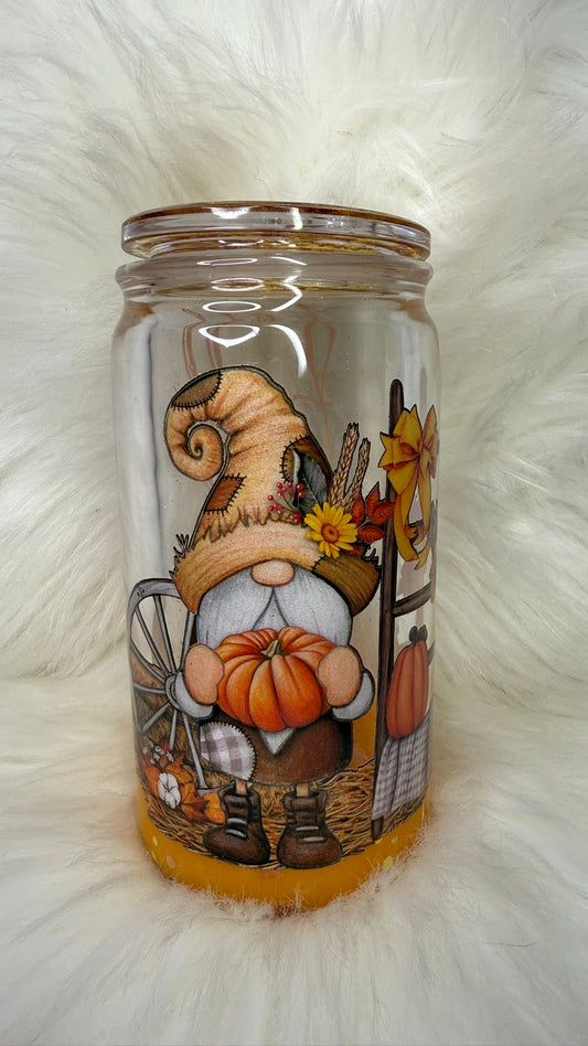 Fall Snow Globe Acrílico Duende
