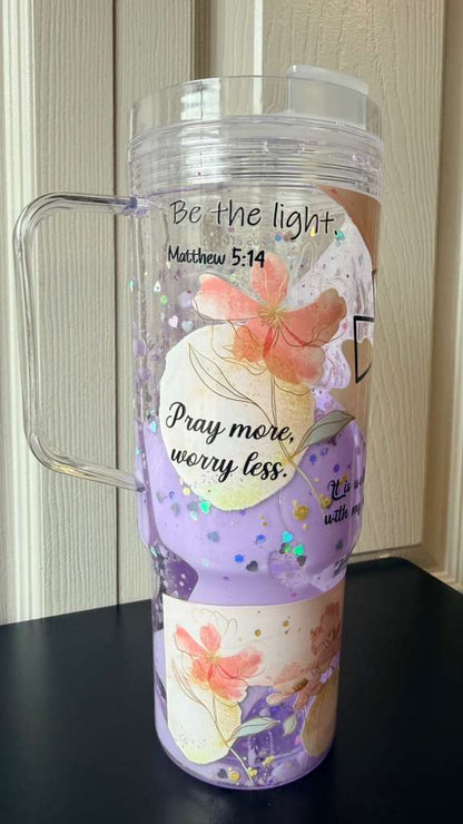 Vaso de 40 oz “Faith & Grace”