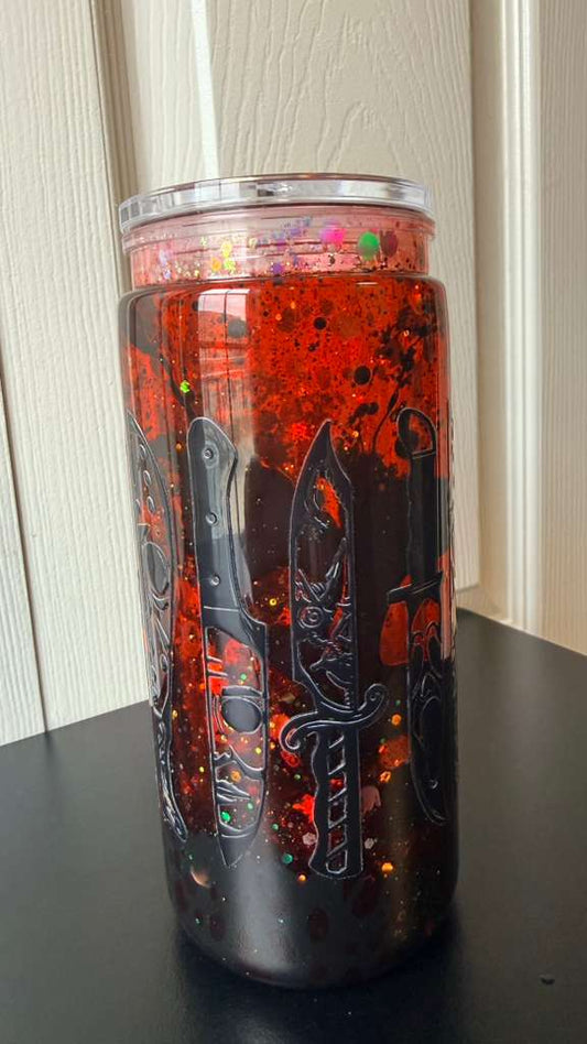 🔪 Vaso de 20 oz “Eclipse” | Horror Edition – Borikén Lava Mix