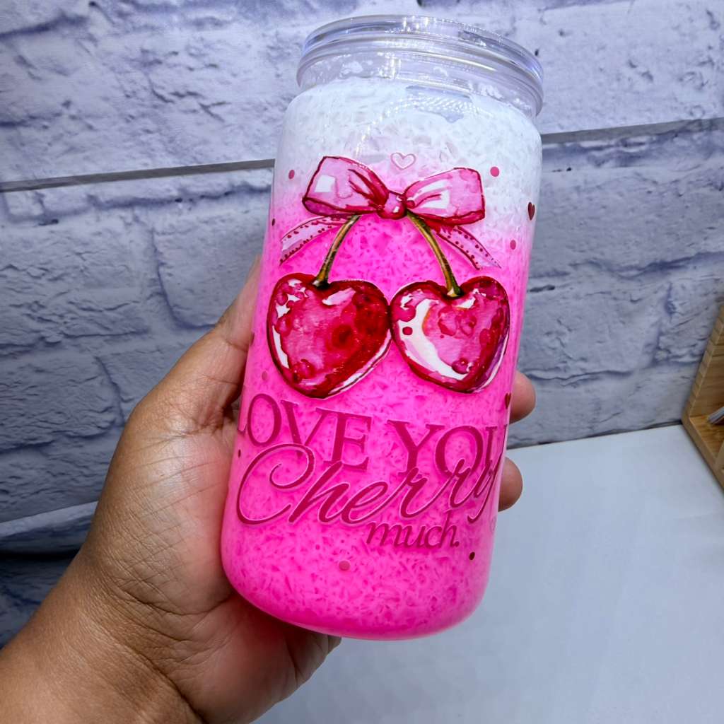 Cherry Bow - Slushy Glow in the Dark